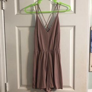 Dark blush Pink Romper